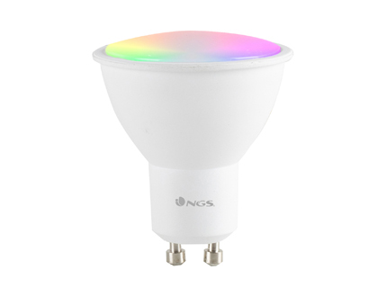 LAMPADA NGS BULB WIFI LED GLEAM 510C HALOGENA CORES 5W 460 LUMENS BASE GU10 REGULAVEL EM INTESIDADE