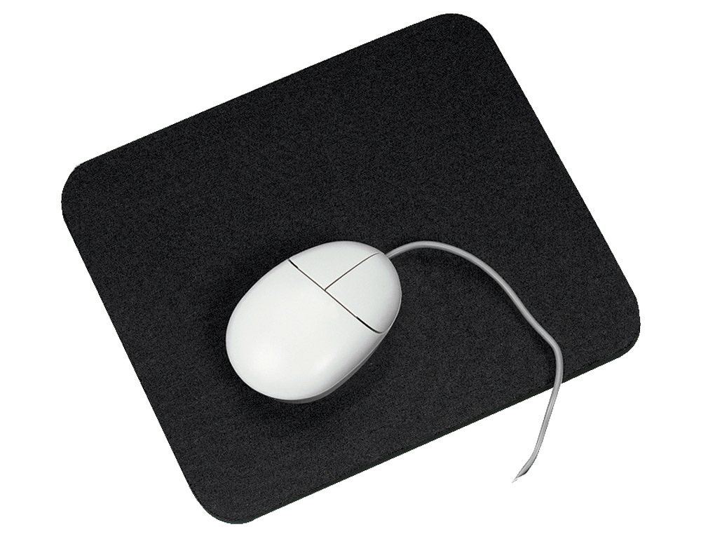 TAPETE PARA RATO Q-CONNECT PRETO 260X220X5 MM