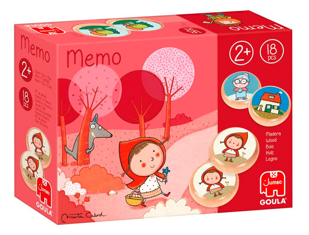 JOGO GOULA DIDATICO MEMO CAPUCHINHO VERMELHO