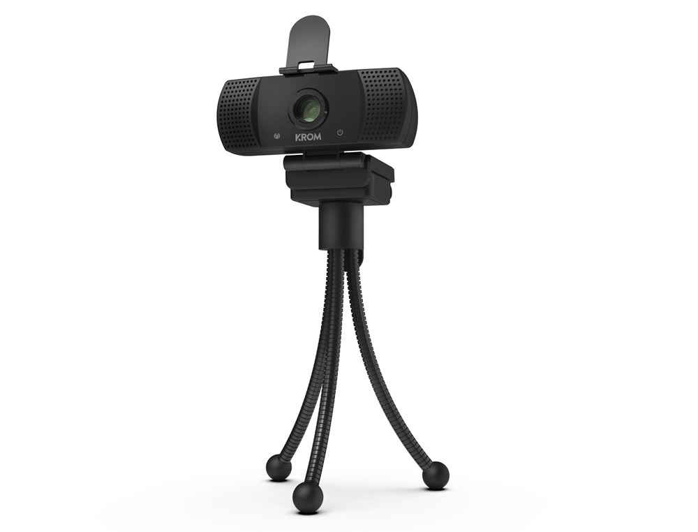 CAMARA WEBCAM GAMING KROM 1080P HD COM MICROFONE E TRIPE INCLUIDO