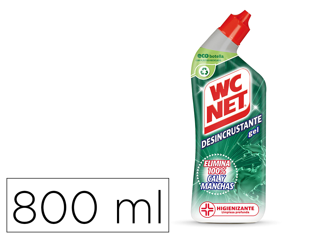 LIQUIDO DE LIMPEZA WC NET GEL ENERGY DESINCRUSTANTE GARRAFA DE 800 ML