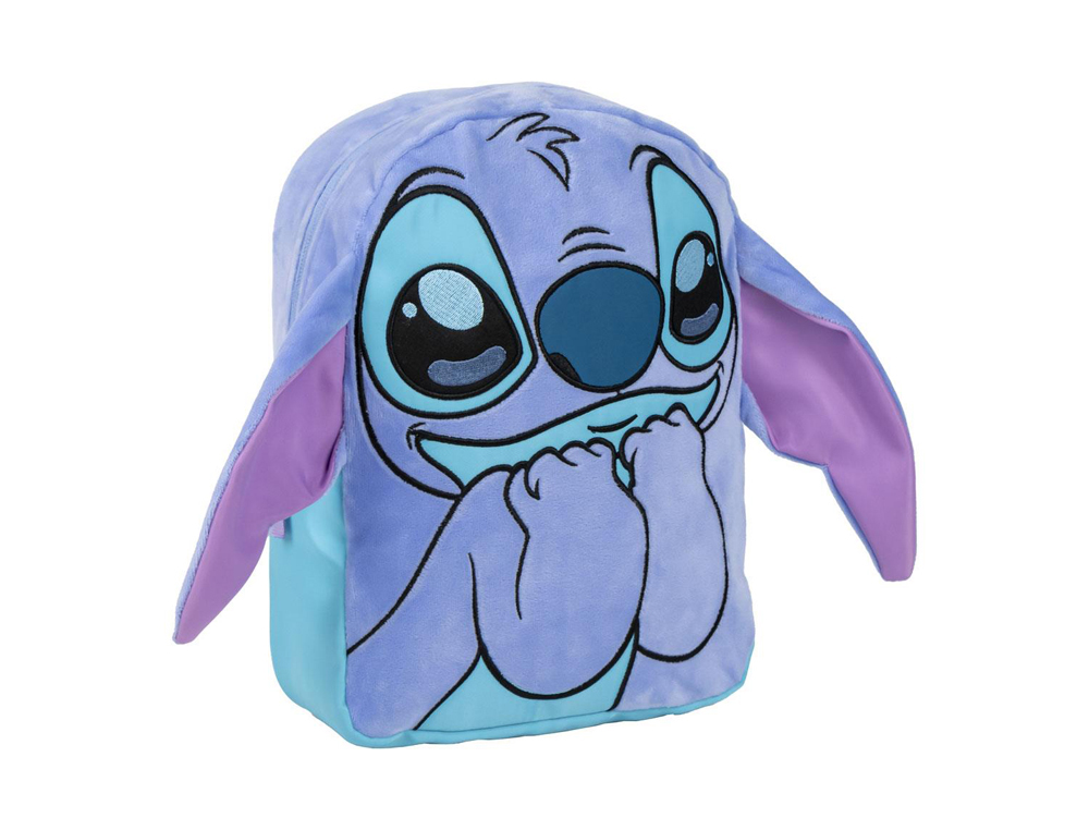 MOCHILA INFANTIL CERDA PERSONAGEM APLICACOES STITCH 210X270X90 MM