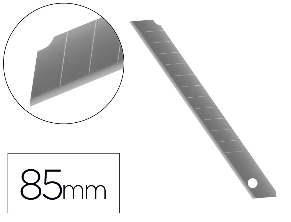 RECARGA Q-CONNECT PARA X-ATO BLISTER DE 10 UNIDADES, ESTREITA (9MM)