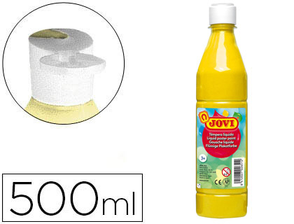 GUACHE LIQUIDO JOVI 500 ML AMARELO CLARO