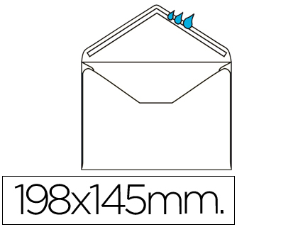 ENVELOPE LIDERPAPEL N.10 OFICIO PROLONGADO BRANCO 145X200 MM ENGOMADO PACK DE 250 UNIDADES