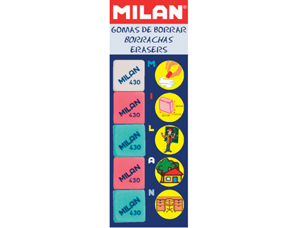 BORRACHA MILAN 430- 5 UNIDADES
