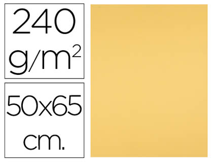 CARTOLINA LIDERPAPEL 50X65 CM 240 GR OURO