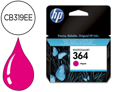 TINTEIRO HP 364 MAGENTA PHOTOSMART PREMIUM - C309A / SERIES C5300 / C6300 / B8500 / D5400 -300PAG