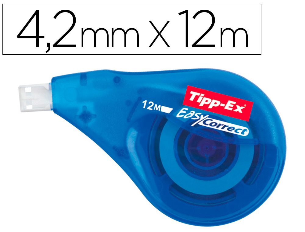CORRETOR TIPP-EX EASY LATERAL 4,2 MM X12MT