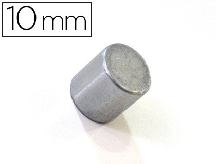 IMAN EXTRA FORTE PARA FIXACAO IDEAL PARA QUADRO MAGNETICO 10 MM PRATEADO BLISTER DE 2 UNIDADES