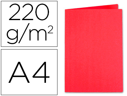 CLASSIFICADOR EXACOMPTA FOLDYNE DIN A4 VERMELHO 250 GR