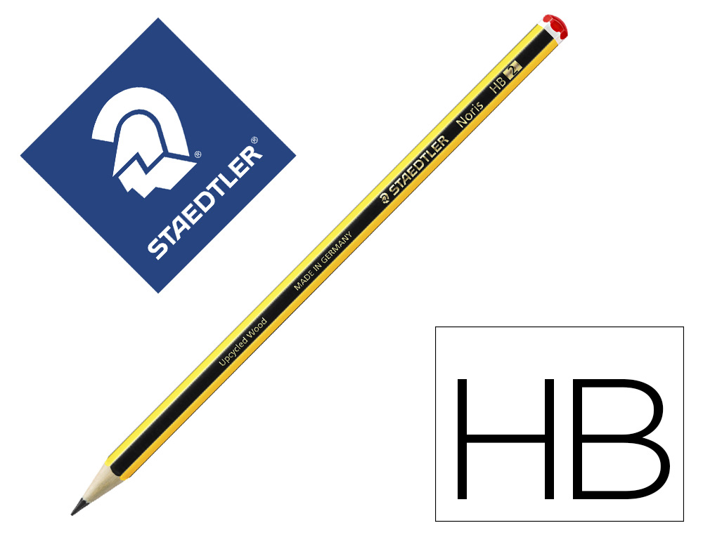 LAPIS DE GRAFITE STAEDTLER NORIS N.2 HB