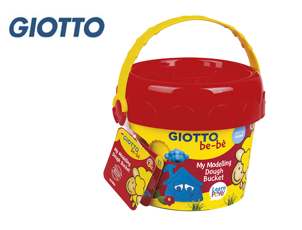 PASTA GIOTTO BEBE PARA MODELAR CUBO MAXI COM ACESSORIOS DERMATOLOGICAMENTE TESTADO