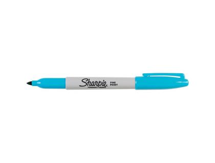 ROTULADOR SHARPIE PERMANENTE PUNTA FINA TURQUESA