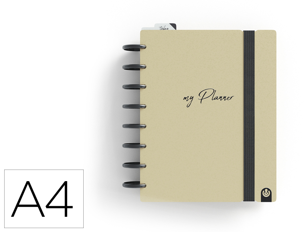 CUADERNO CARCHIVO MY PLANNER INGENIOX CLASSIC DIN A4 240 HOJAS COLOR BEIGE