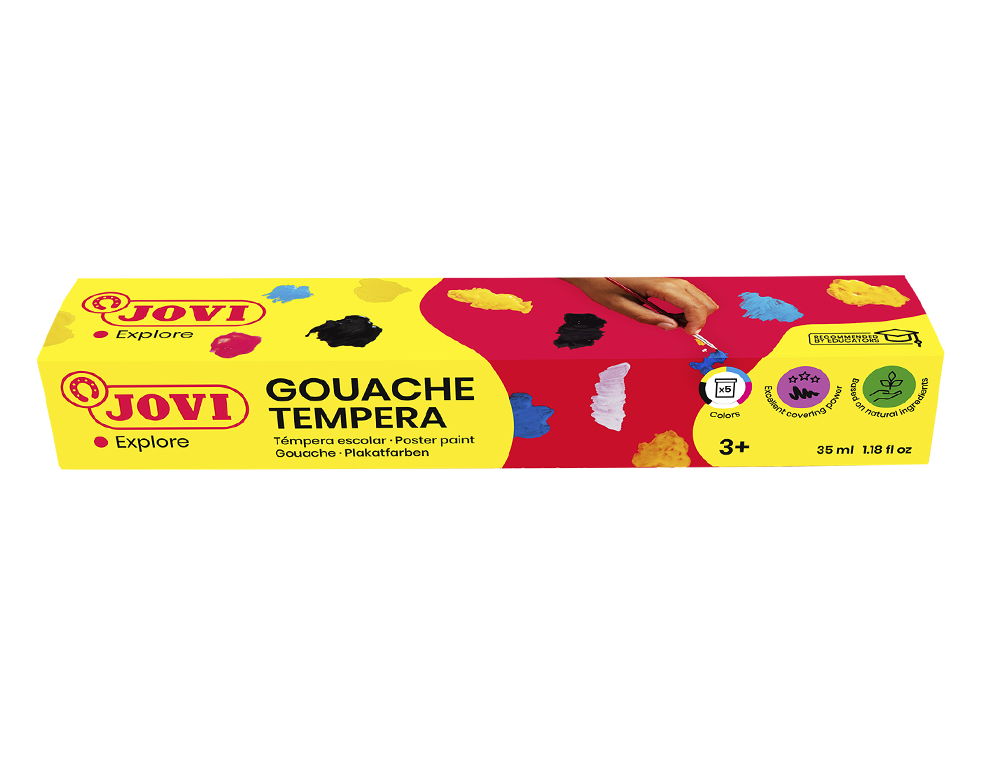 ESTOJO JOVI DE GUACHE - 5 BOIOES DE 40 ML