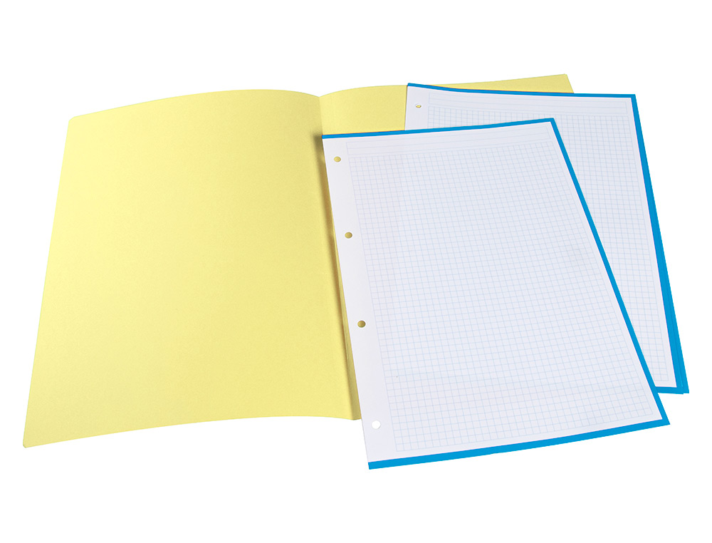 CLASSIFICADOR LIDERPAPEL DIN A4 AMARELO PASTEL 180GR