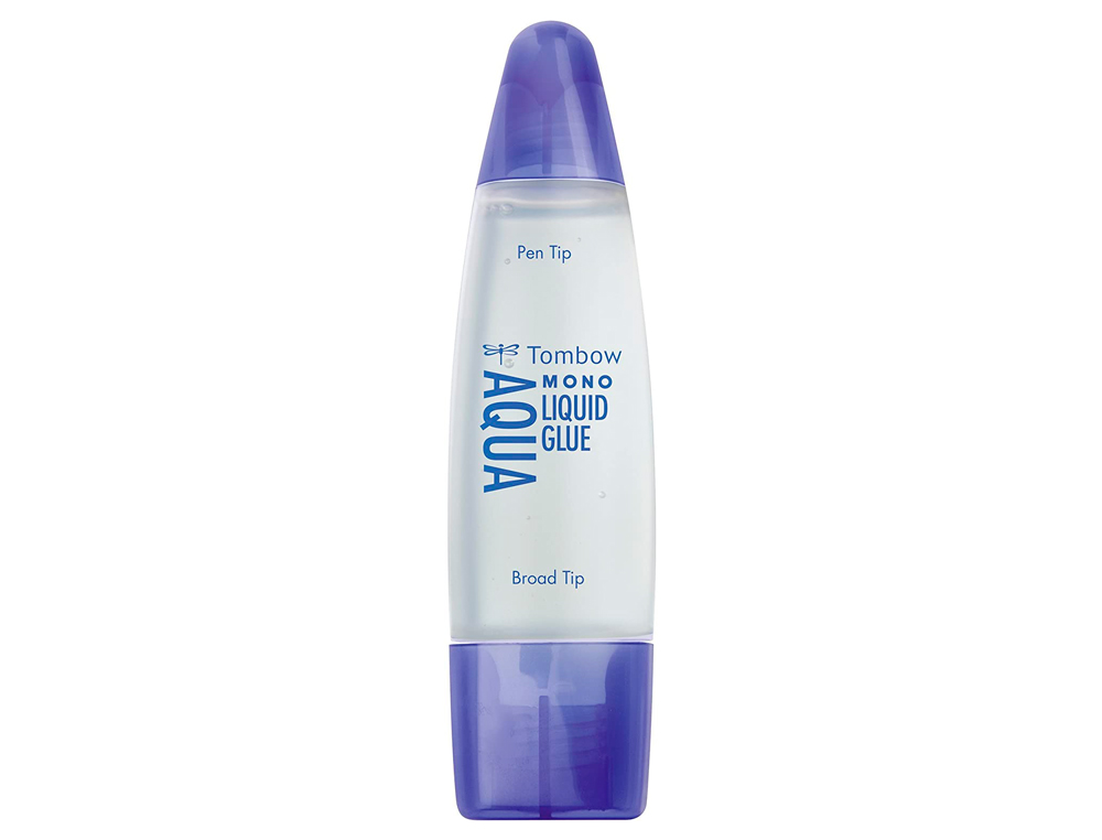 COLA LIQUIDA TOMBOW TRANSPARENTE AQUA PERMANENTE COM 2 PONTAS 50 ML