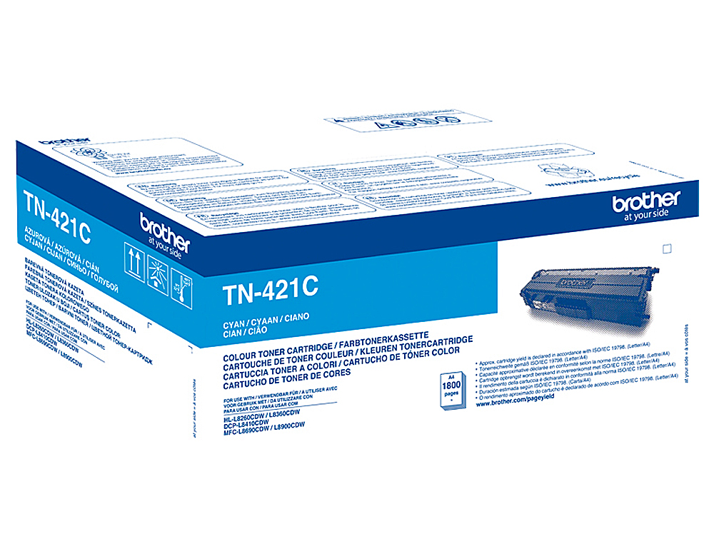 TONER BROTHER TN-421 PARA DCP-L8410 CDN / 8410 CDW / HL-L8260 CDW / MFC-L8360 CDW / 8690 CDW / 8900 CDW CIAN CAPACIDAD