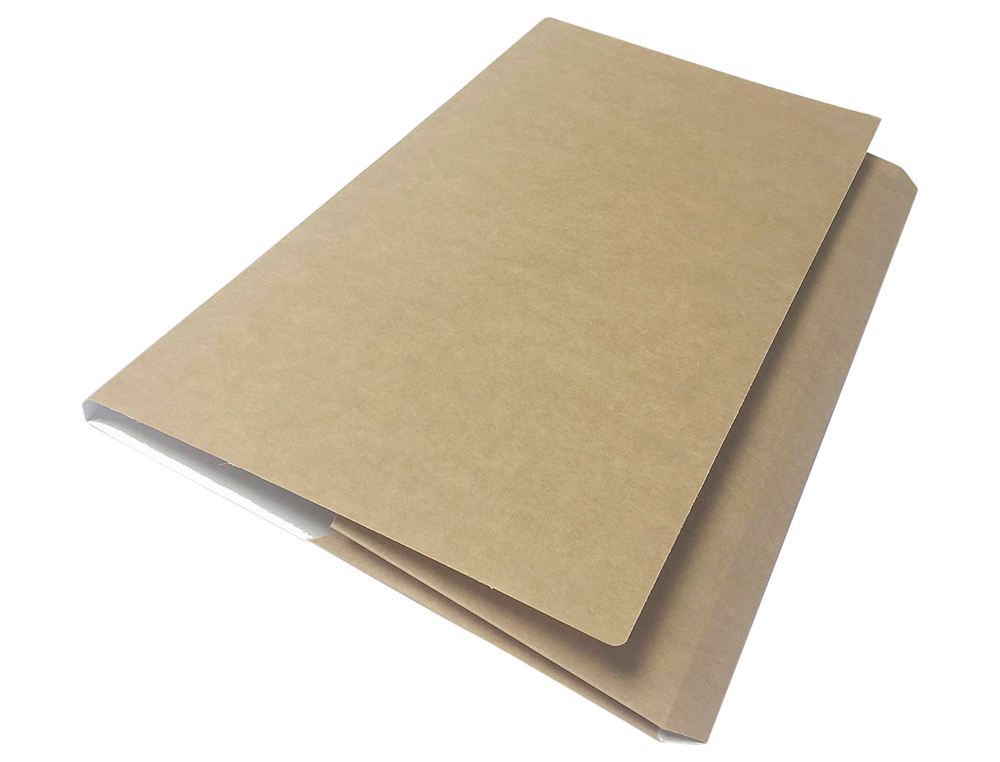 CLASSIFICADOR DE CARTOLINA GIO FOLIO POCKET BOLSA COM ABA INTENSO KRAFT BICOR 320G/M2