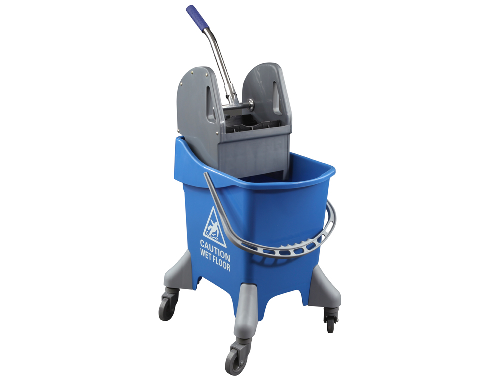 CARRO DE LIMPEZA COM 4 RODAS 30 L AZUL 440X330X460 MM