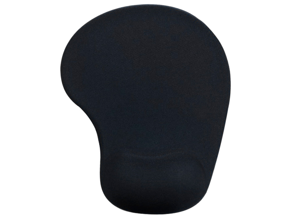 TAPETE PARA RATO Q-CONNECT COM APOIO DE PULSOS DE GEL COR PRETO