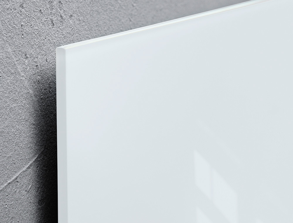QUADRO BRANCO Q-CONNECT VIDRO MAGNETICO MOLDURA EM ALUMINIO 90X60 CM