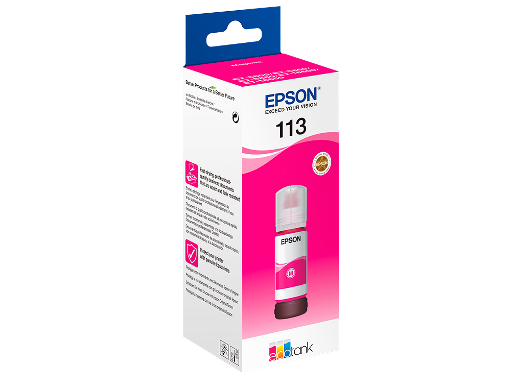 TINTEIRO EPSON ECOTANK 113 SERIES MAGENTA