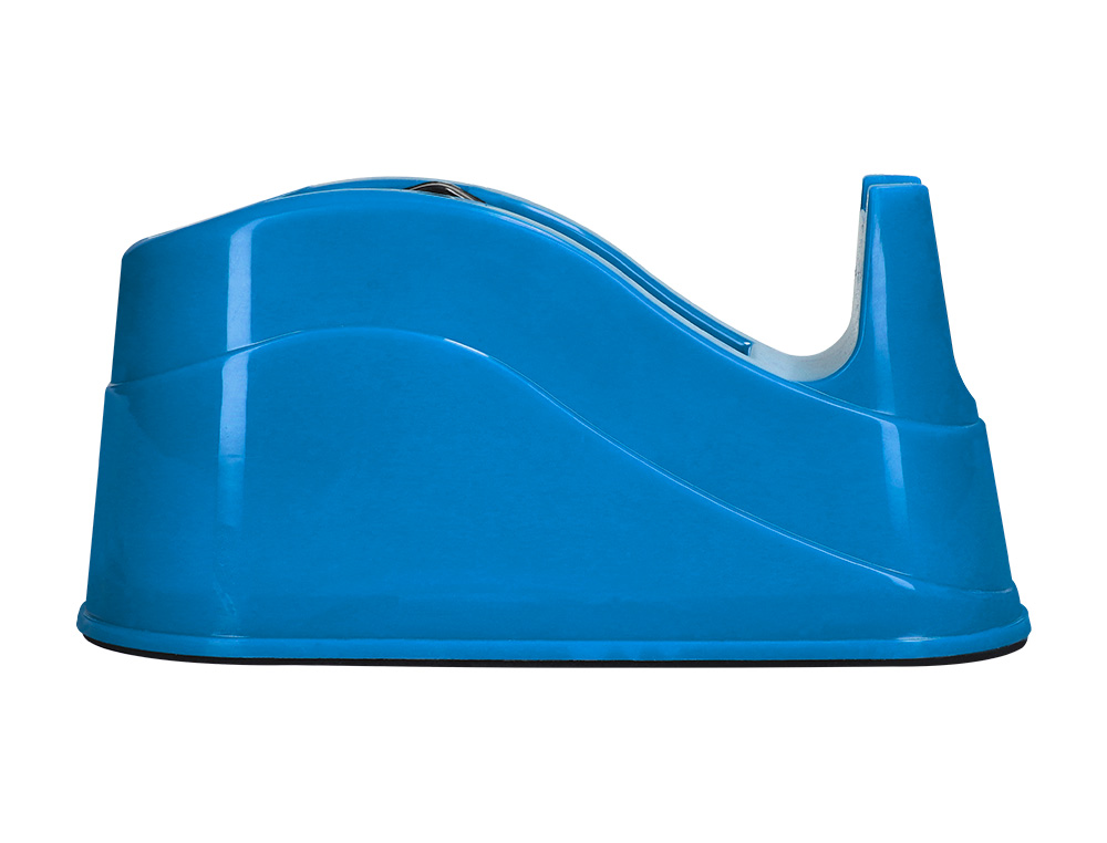 DESENROLADOR DE SECRETARIA Q-CONNECT PLASTICO PARA FITAS DE 66 MT COR AZUL 220X100X70 MM