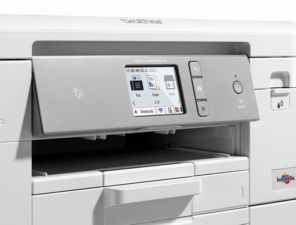 MULTIFUNCOES BROTHER MFCJ4540DW DUPLEX WIFI 13 PPM PRETO 11 PPM CORES COPIADORA SCANNER IMPRESSORA BANDEJA 400 FOLHAS