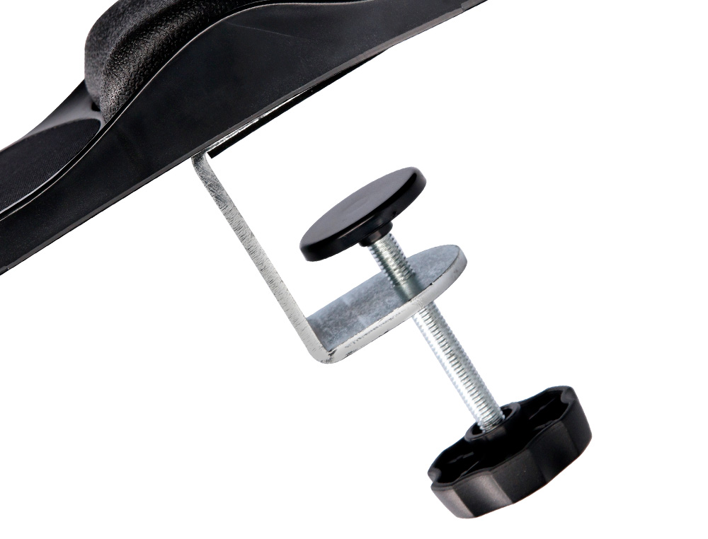 APOIO DE BRACOS ERGONOMICO Q-CONNECT COM TAPETE DE RATO E APOIO DE PULSOS PRETO 220X140X480 MM