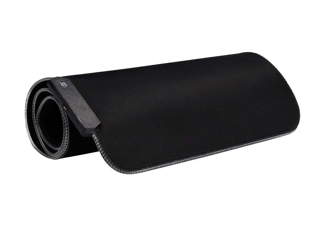 TAPETE PARA RATO LIDERPAPEL GAMING XXL ILUMINACAO LED CONEXAO USB COR PRETO 800X300X4 MM