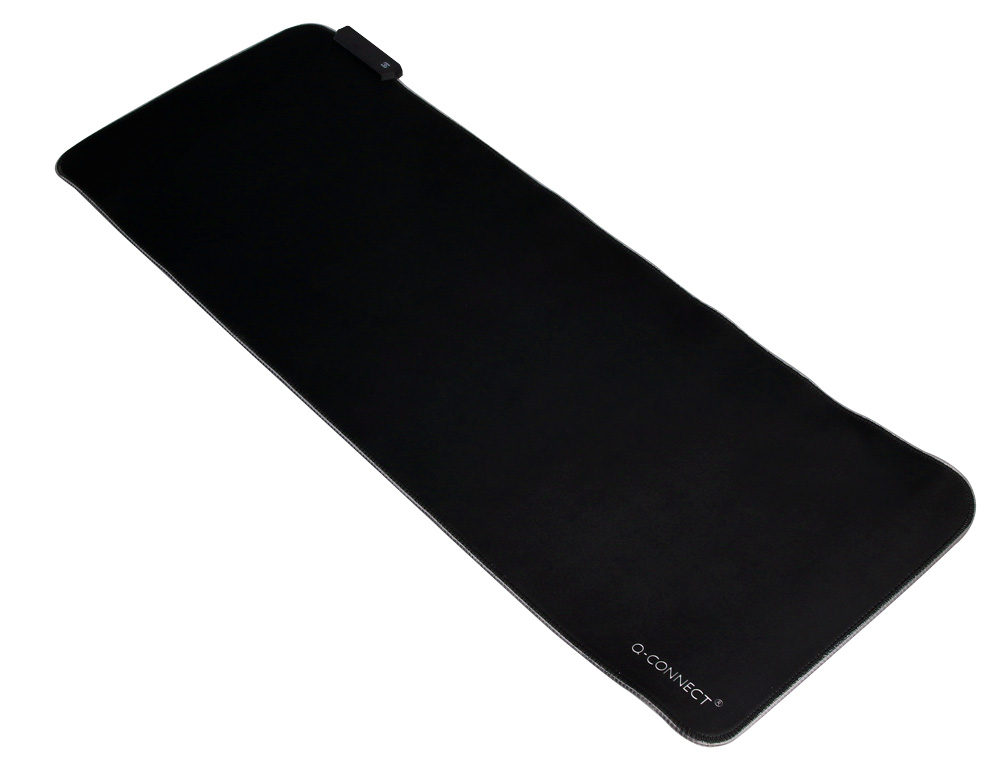 TAPETE PARA RATO LIDERPAPEL GAMING XXL ILUMINACAO LED CONEXAO USB COR PRETO 800X300X4 MM