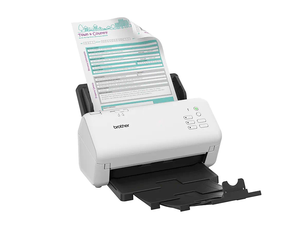 SCANNER BROTHER DE SECRETARIA ADS-4300N DUPLA FACE TAMANHO A4 RESOLUCAO 600 PPP VELOCIDADE 40 PPM USB 2.0