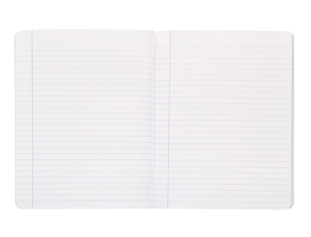 CADERNO COSIDO ANTARTIK A5+ PLUS 48 F 90 GR PAUTADO COM MARGEM 6 CORES SORTIDAS