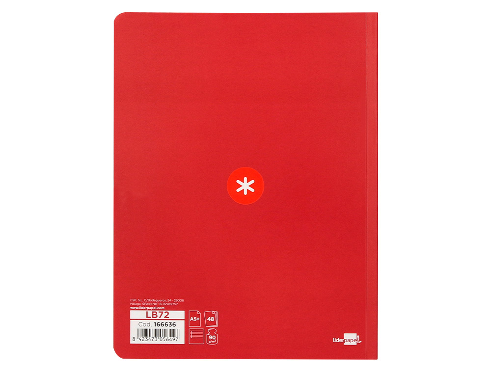 CADERNO COSIDO ANTARTIK A5+ PLUS 48 F 90 GR PAUTADO COM MARGEM 6 CORES SORTIDAS