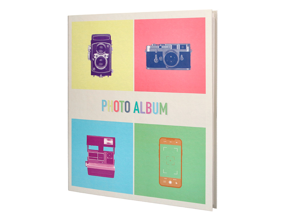 ALBUM DE FOTOS LIDERPAPEL ANEIS COM 20 FOLHAS AUTOADESIVAS