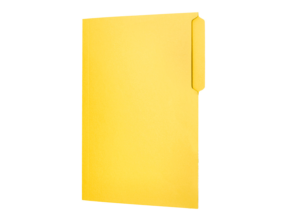 CLASSIFICADOR CARTOLINA LIDERPAPEL FOLIO PESTANA INFERIOR 240G/M2 AMARELO