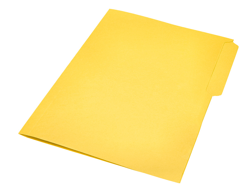 CLASSIFICADOR CARTOLINA LIDERPAPEL FOLIO PESTANA INFERIOR 240G/M2 AMARELO