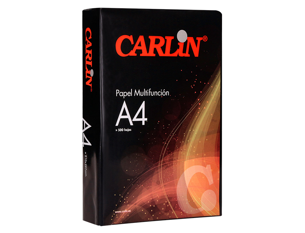PAPEL FOTOCOPIA CARLIN DIN A4 75 GR EMBALAGEM DE 500 FOLHAS