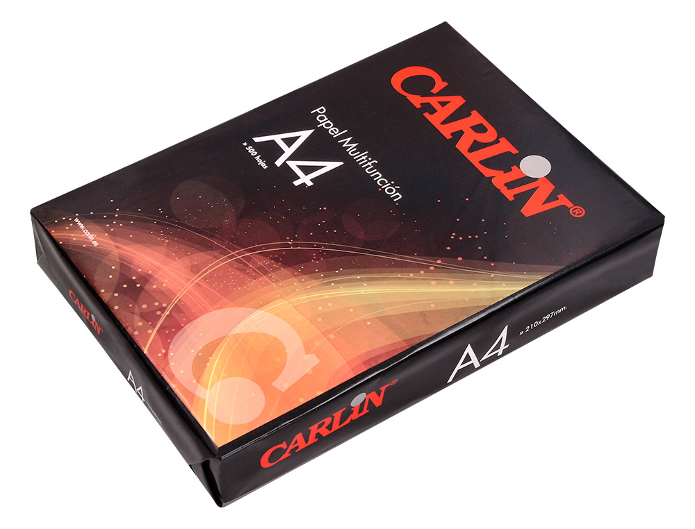 PAPEL FOTOCOPIA CARLIN DIN A4 75 GR EMBALAGEM DE 500 FOLHAS