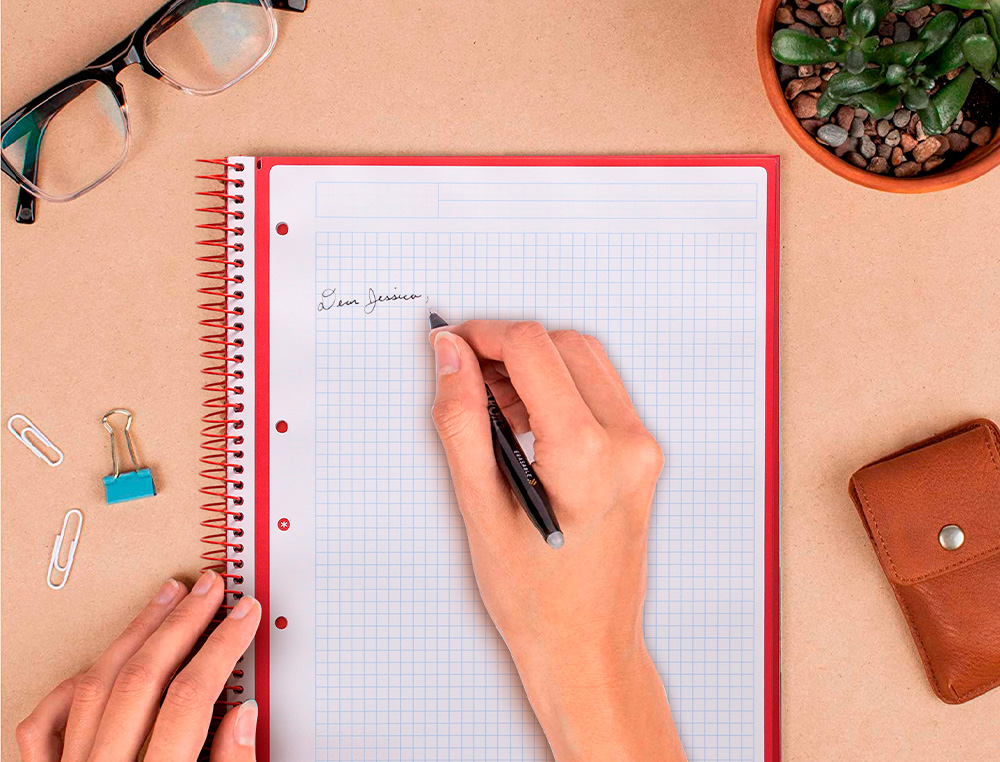 CADERNO ESPIRAL LIDERPAPEL A4 MICRO ANTARTIK CAPA FORRADA 80 F 90 GR QUADRICULA 5MM 1 BANDA 4 FUROS EXPOSITOR
