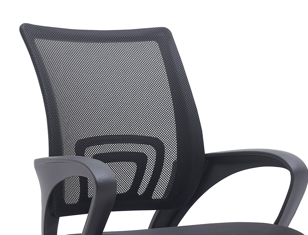CADEIRA DE ESCRITORIO Q-CONNECT SIENA MALHA BASE METALICA ALT MAX 1000 MM LARG 560 MM PROF 570 MM RODAS PREMIUM COR PRET