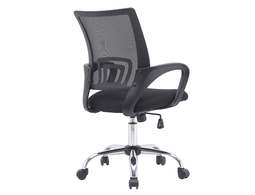 CADEIRA DE ESCRITORIO Q-CONNECT SIENA MALHA BASE METALICA ALT MAX 1000 MM LARG 560 MM PROF 570 MM RODAS PREMIUM COR PRET