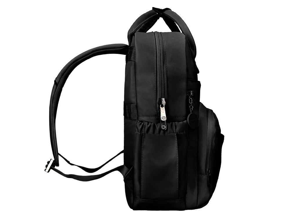 MOCHILA ANTARTIK DESIGN CASUAL COM ASA MULTIBOLSO COR PRETO 410X120X290 MM