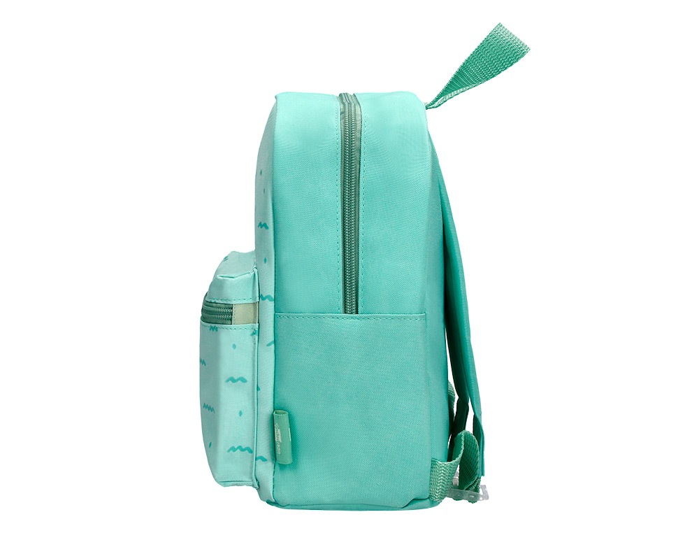 MOCHILA PREESCOLAR LIDERPAPEL INFANTIL DESENHO VERDE 210X115X250 MM