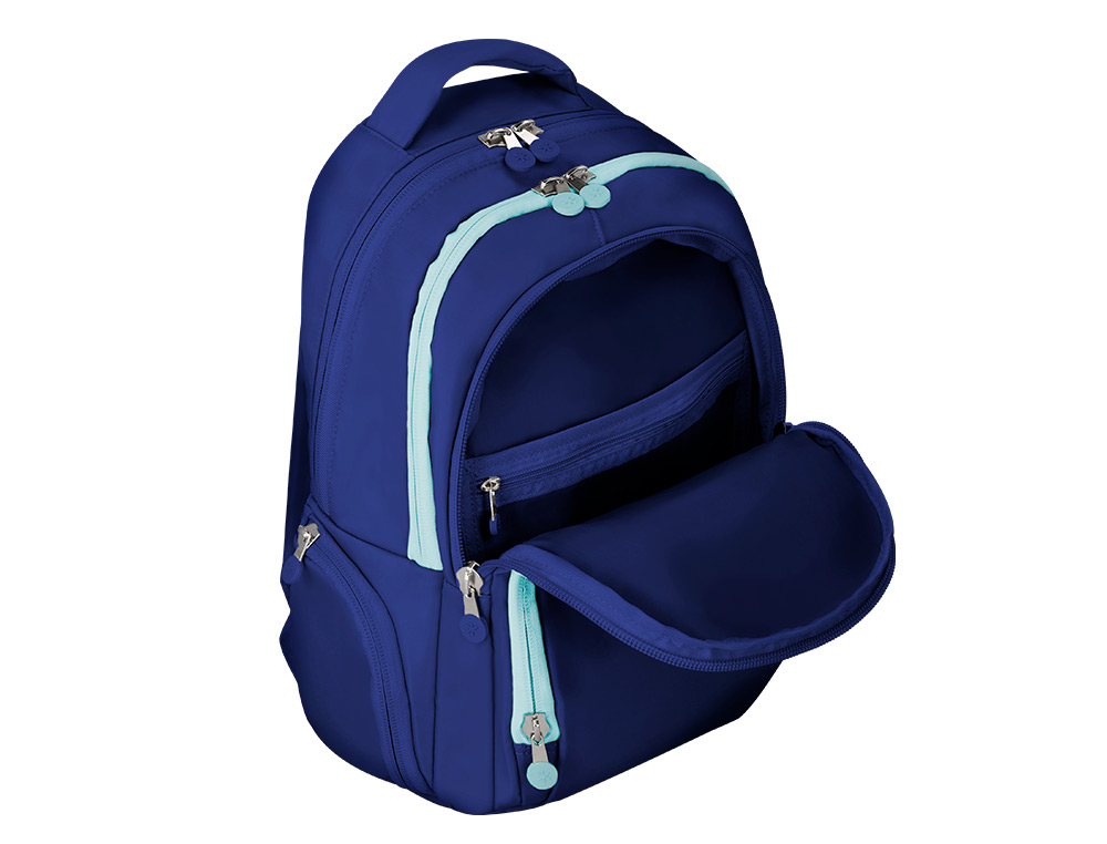 MOCHILA ANTARTIK MULTIBOLSO 19L COMPARTIMENTO PARA PORTATIL E TABLET COR AZUL 450X160X300 MM