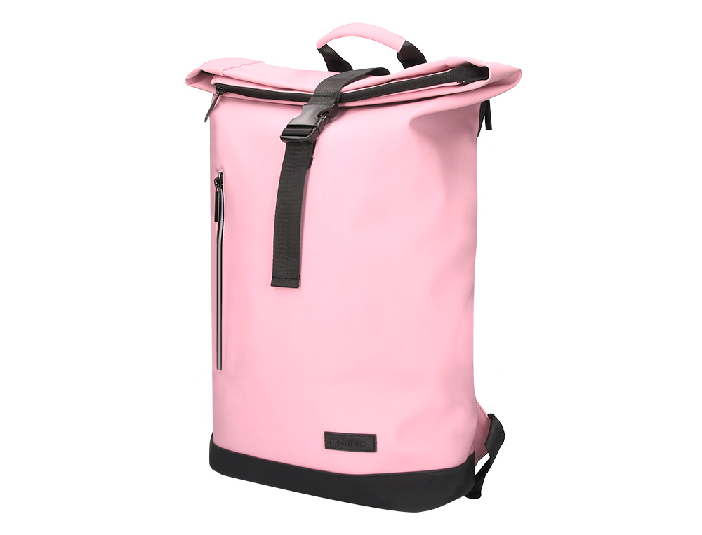 MOCHILA ANTARTIK WATERPROOF ENROLAVEL DESIGN CASUAL COR ROSA 480X130X280 MM