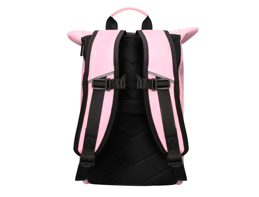 MOCHILA ANTARTIK WATERPROOF ENROLAVEL DESIGN CASUAL COR ROSA 480X130X280 MM