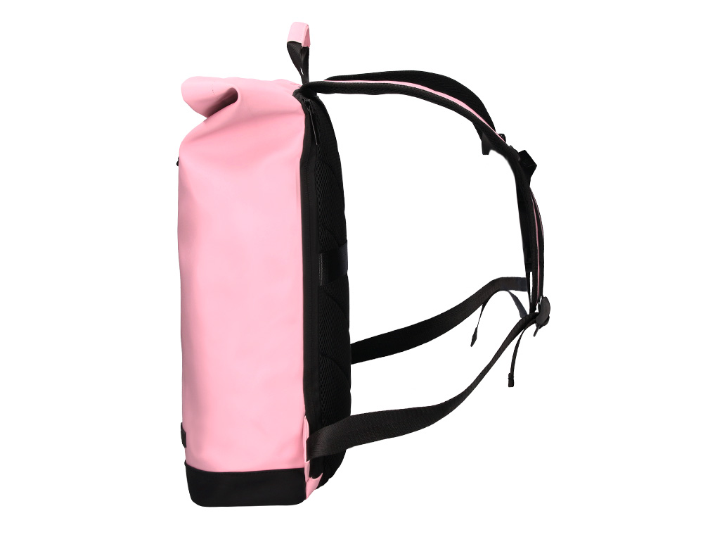 MOCHILA ANTARTIK WATERPROOF ENROLAVEL DESIGN CASUAL COR ROSA 480X130X280 MM